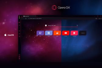 «Геймерский» браузер Opera GX вышел на платформе macOS