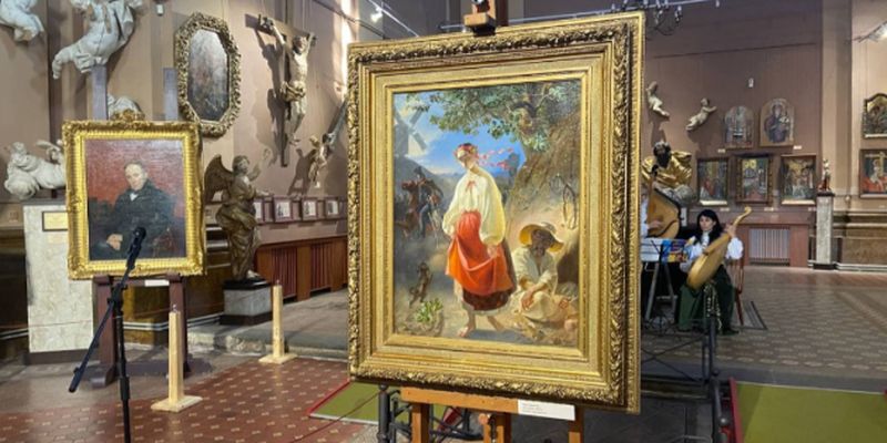 Во Франковске открылась выставка оригинальных произведений Тараса Шевченко