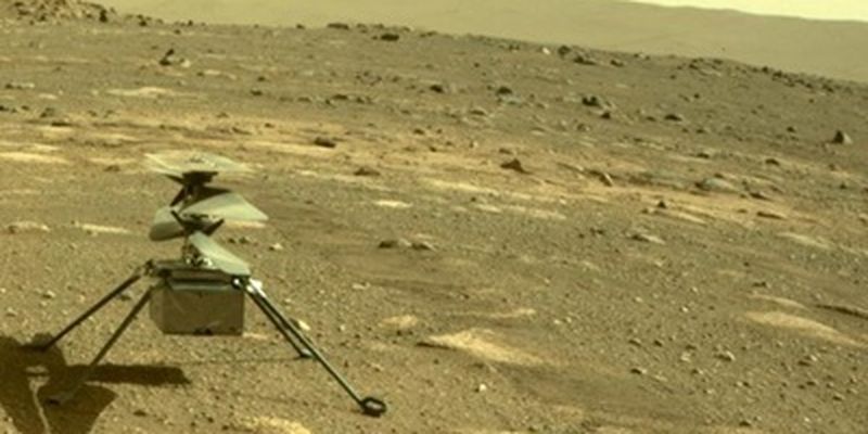 Вертолет NASA снял первое фото на Марсе