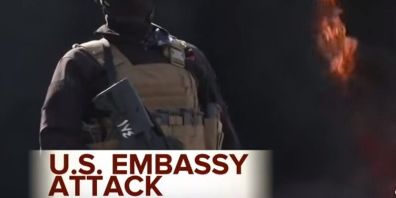 Возле посольства США в Багдаде упали две ракеты “Катюша”