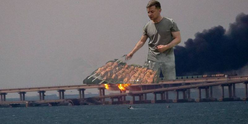 Крымский мост в огне: первая реакция соцсетей