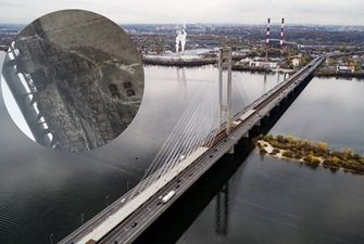 В Киеве разваливается Южный мост: появились фото