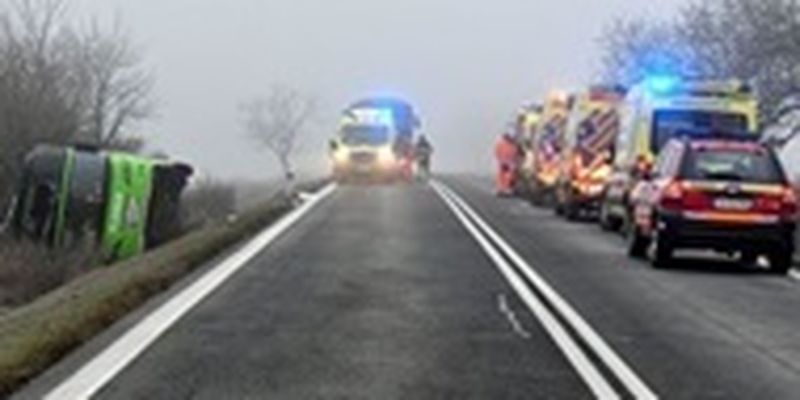 В МИД сообщили подробности аварии с украинским автобусом в Словакии