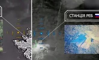 Работают украинские пограничники: группа данных БПЛА уничтожила объекты окупантов на левобережье Херсонщины. Видео