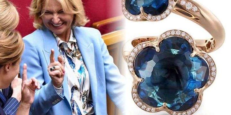 Ирина Луценко засветила в Верховной Раде кольцо за €3900