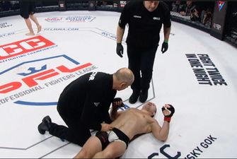 Российский боец MMA ударом сломал сопернику позвоночник