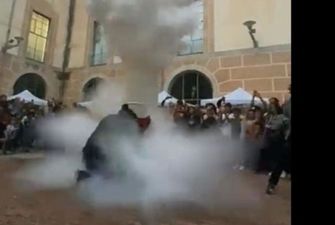 В Испании на фестивале науки взорвался контейнер с жидким азотом, 18 раненых