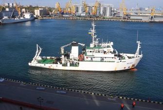 В Украину прибыло подаренное Бельгией исследовательское судно