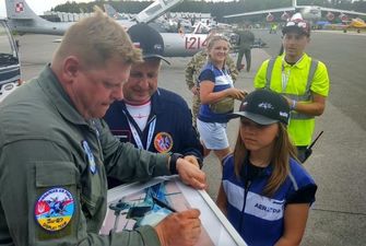 Украинский летчик на авиашоу в польской Гдыне показал лучший пилотаж