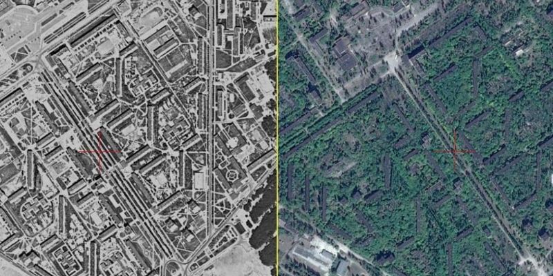 "Природа забирає собі місцевість": у Мережі порівняли дивовижні фото Чорнобиля до трагедії та сьогодні