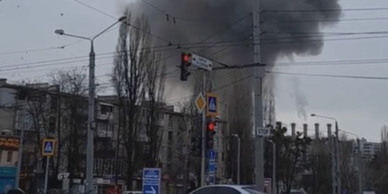 Попадание авиабомбы в Харькове: появилось видео первых секунд после взрыва
