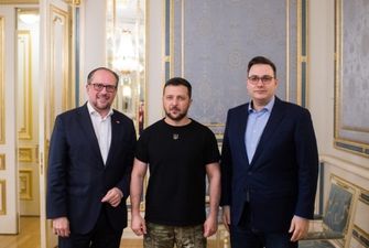 Зеленский встретился в Киеве с главами МИД Австрии и Чехии