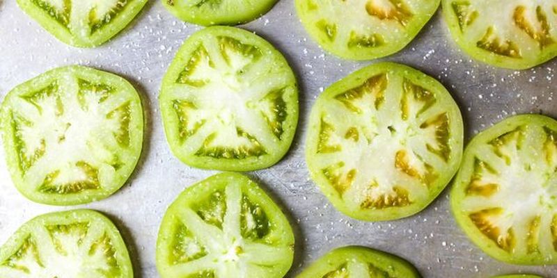 Рецепт очень вкусного салата из зеленых помидоров