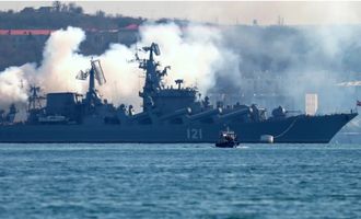 После уничтожения "Москвы" корабли ВМС РФ заперли в бухте Севастополя, — Геращенко