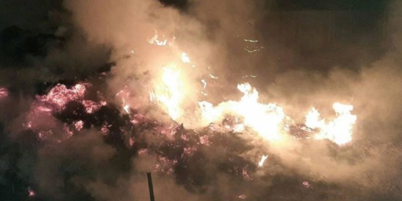 На Закарпатье пожар в доме пенсионера тушили шесть часов