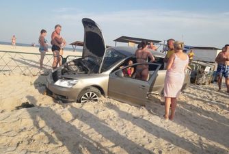Три сальто і на пляжі: п'яна ДТП на Запоріжжі поставила в ступор сотні відпочиваючих