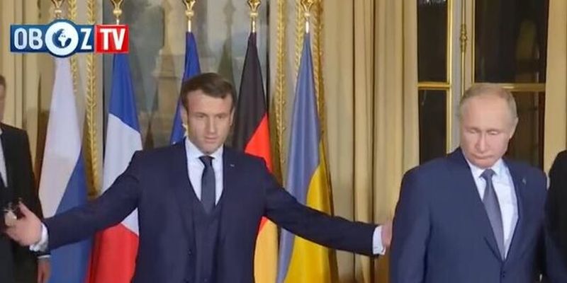 Панибратство с Путиным: прояснилась роль Макрона на встрече в Париже