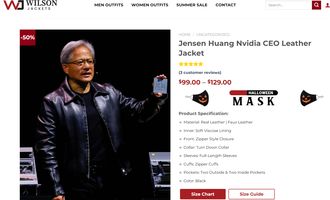 Онлайн-магазины используют фото и имя гендиректора Nvidia для увеличения продаж. Чем он их заинтересовал