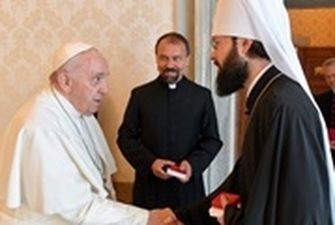 Папа Римский встретился с "вторым лидером" РПЦ митрополитом Антонием