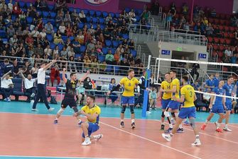 Мужская сборная Украины вновь победила Словакию и завершила групповой этап с максимальным результатом