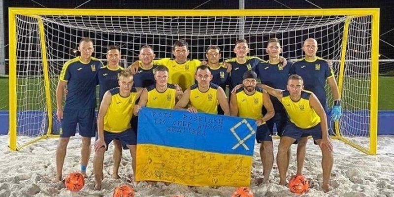 Сборная Украины по пляжному футболу готовится к спаррингам с японцами