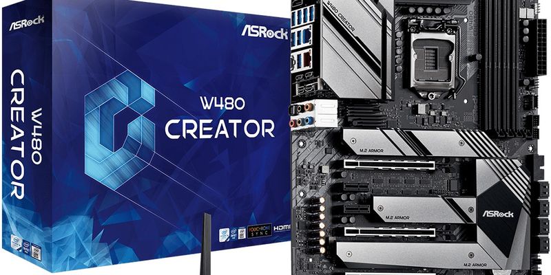 ASRock представила системную плату W480 Creator
