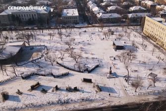 В центре Северодонецка появился сквер с Аллеей Славы Героев АТО/ООС