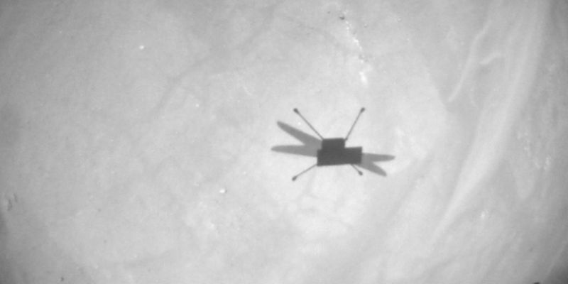 Вертолет NASA совершил новый полет на Марсе