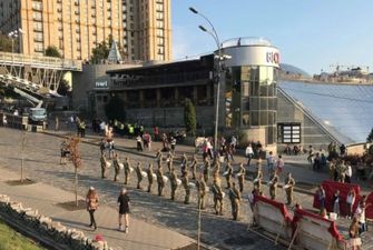 В Киеве началась репетиция марша ко Дню Независимости