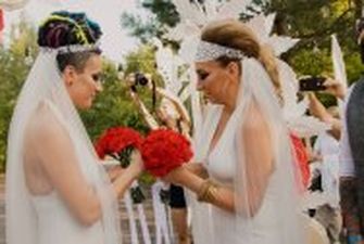 В Украине состоялась первая однополая свадьба