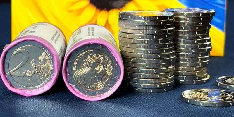 Естонія запустила в обіг монети на підтримку України