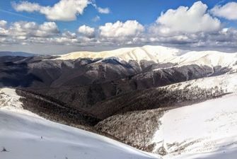 В Закарпатье впервые зафиксировали снежную лавину в сентябре