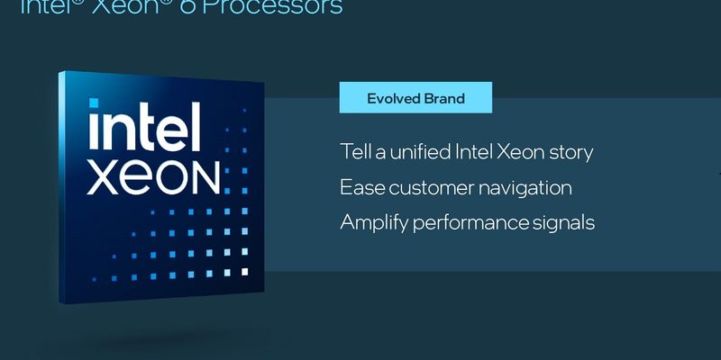 Следующее поколение серверных чипов Intel выйдет под брендом Xeon 6