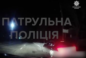 В Киевской области патрульные во время комендантского часа устроили погоню за пьяным водителем. Видео