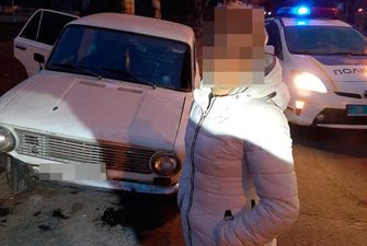 В Запорожье пьяная женщина угнала автомобиль и устроила ДТП
