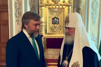 Святейший Патриарх Кирилл во время встречи с Вадимом Новинским передал благословение украинскому народу