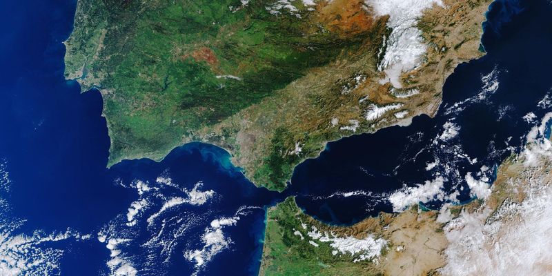Європейське космічне агентство показало, як виглядає Іспанія після снігопаду на знімку з орбіти. ФОТОФАКТ