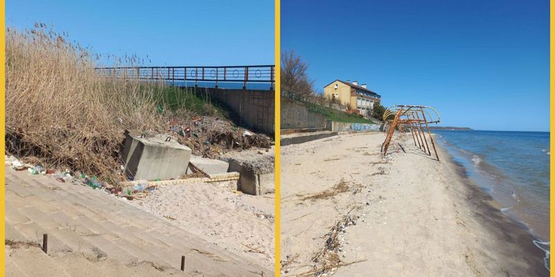Горы мусора и ржавые конструкции на побережье: как сейчас выглядит оккупированный курортный Урзуф