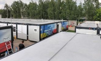 Киевстар обеспечил «Домашним интернетом» модульный городок для переселенцев в Бородянке