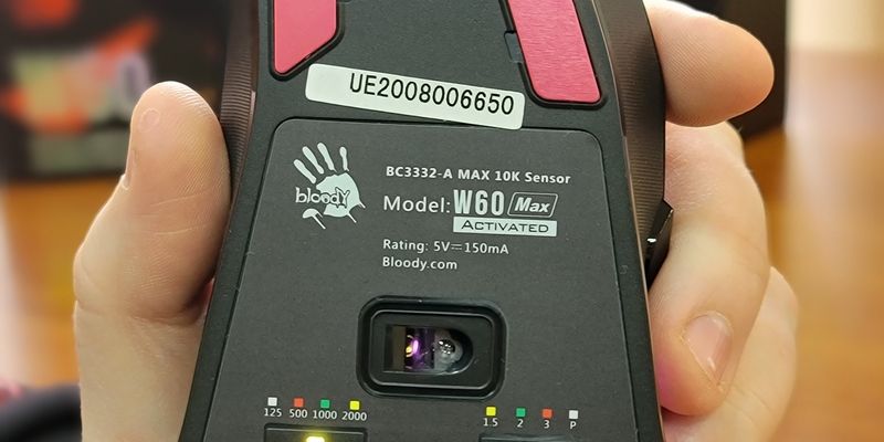 A4Tech Bloody W60 Max: обзор игровой мышки с RGB подсветкой