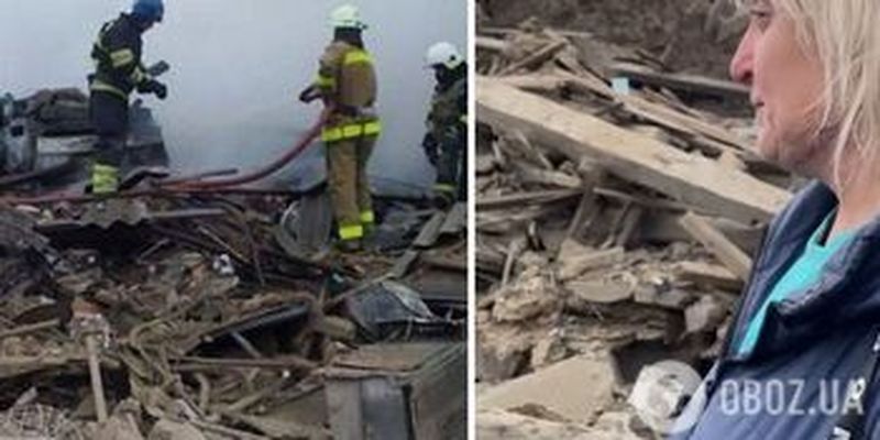 "Это страшно": жительница Днепропетровщины, спасшая из-под завалов, рассказала об ударе РФ. Видео