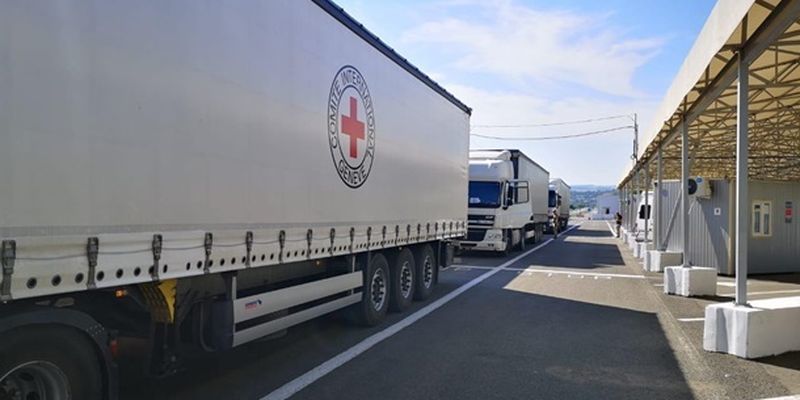 С начала года в Донецк доставили почти 535 тонн гуманитарного груза