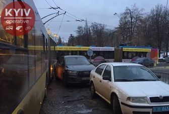 В Киеве "герой парковки" отличился у главка Нацполиции: фото