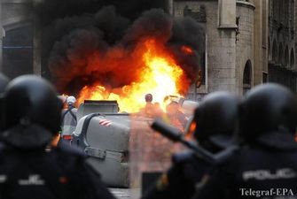 В Каталонии начали масштабную забастовку