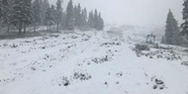 Высота снежного покрова в Карпатах достигла почти 70 см