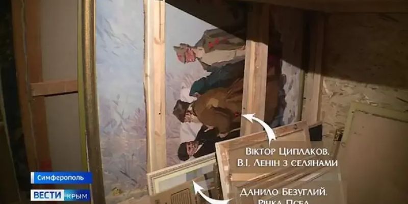 Вже ідентифікували 90 картин, які викрали росіяни з художнього музею у Херсоні