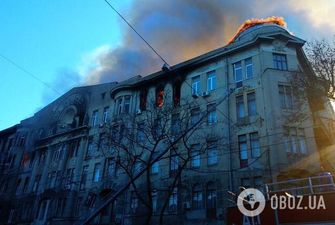 Пожар в Одесском колледже: количество жертв возросло. Фото, видео