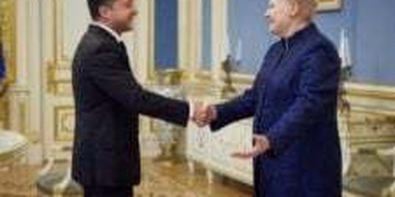Зеленский провел встречу с экс-президентом Литвы — о чем говорили политики