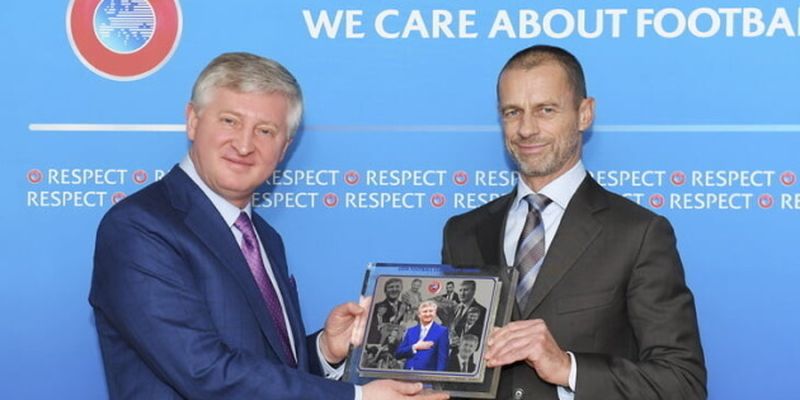 Президент «Шахтера» получил специальную награду от УЕФА
