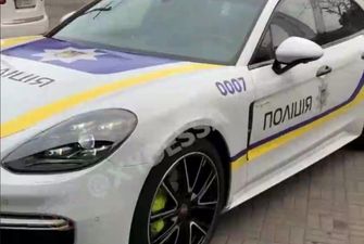 Как в Дубае: в Украине засняли полицейский Porsche Panamera